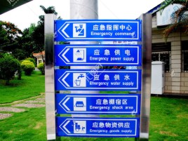 玉溪标识导向系统设计需要掌握的四大元素